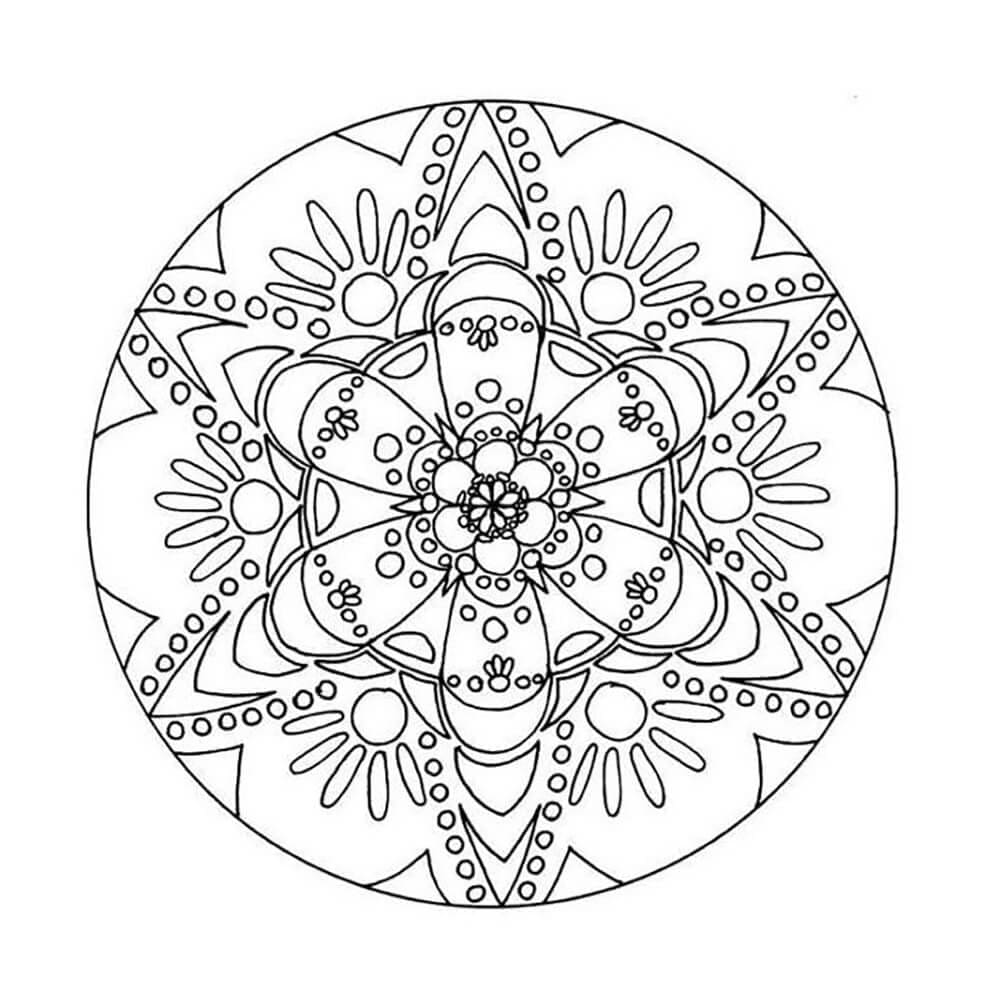 Mandalas Abstraits 119